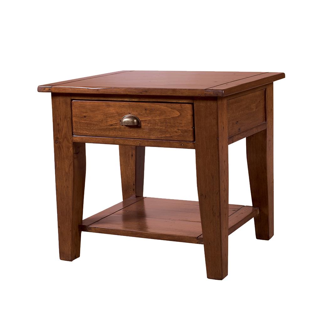 Irish Coast African Dusk Large End Table
