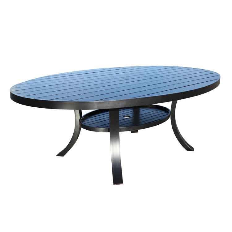 Monaco 68" x 98" Outdoor Oval Dining Table