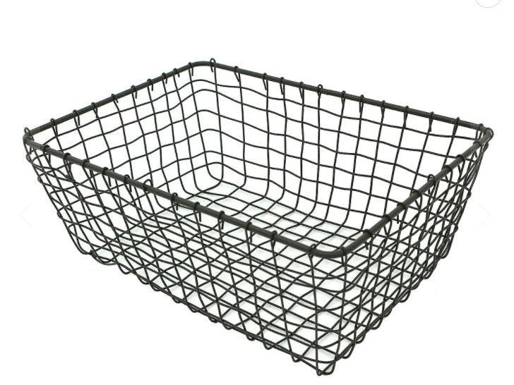 Rectangular Wire Basket, Medium