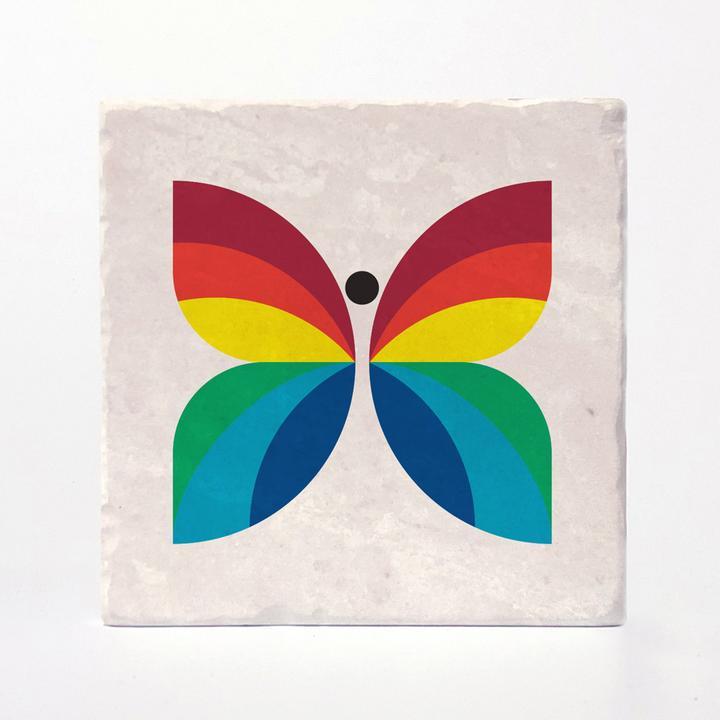 CBC Butterfly Coaster Moss Danforth