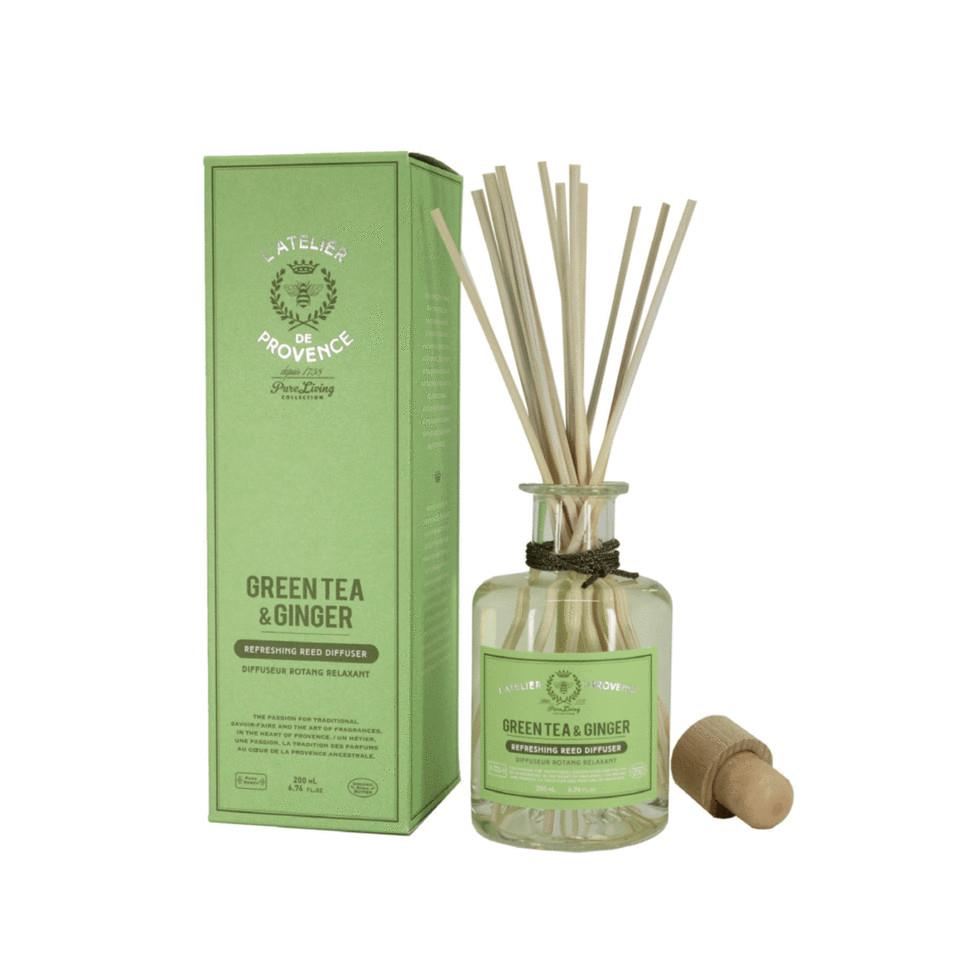L'Atelier de Provence Green Tea and Ginger Reed Diffuser