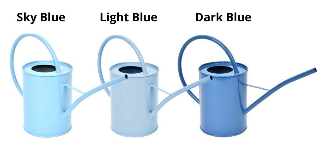 Blue Metal Watering Can, 1.5L