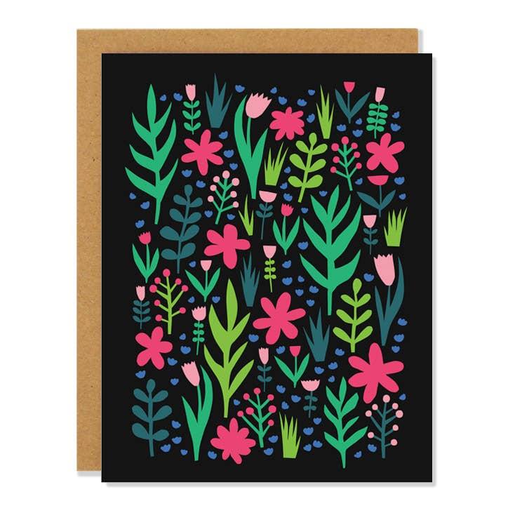 Flower Field Greeting Card