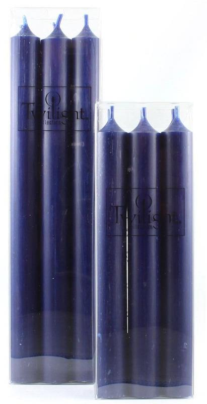 Twilight Eco Navy 10"  Tapered Candles