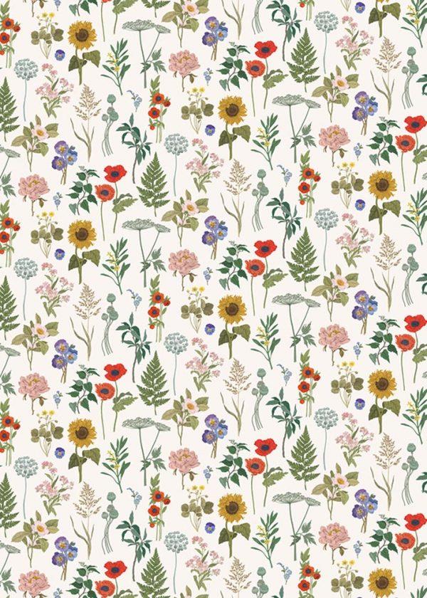 Wild Flower Gift Wrapping Paper, 3 meters