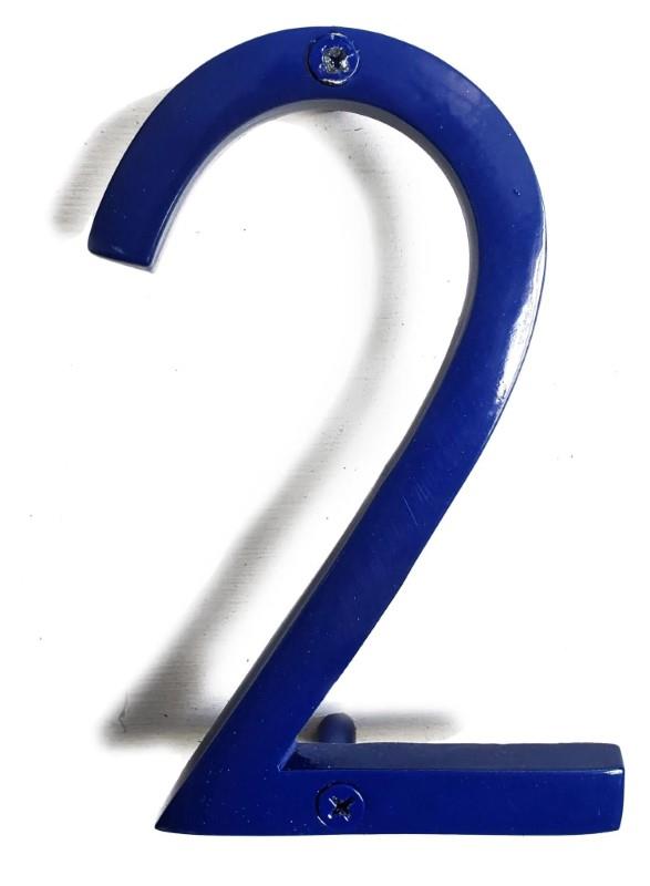 House Number 2 - Blue Aluminum