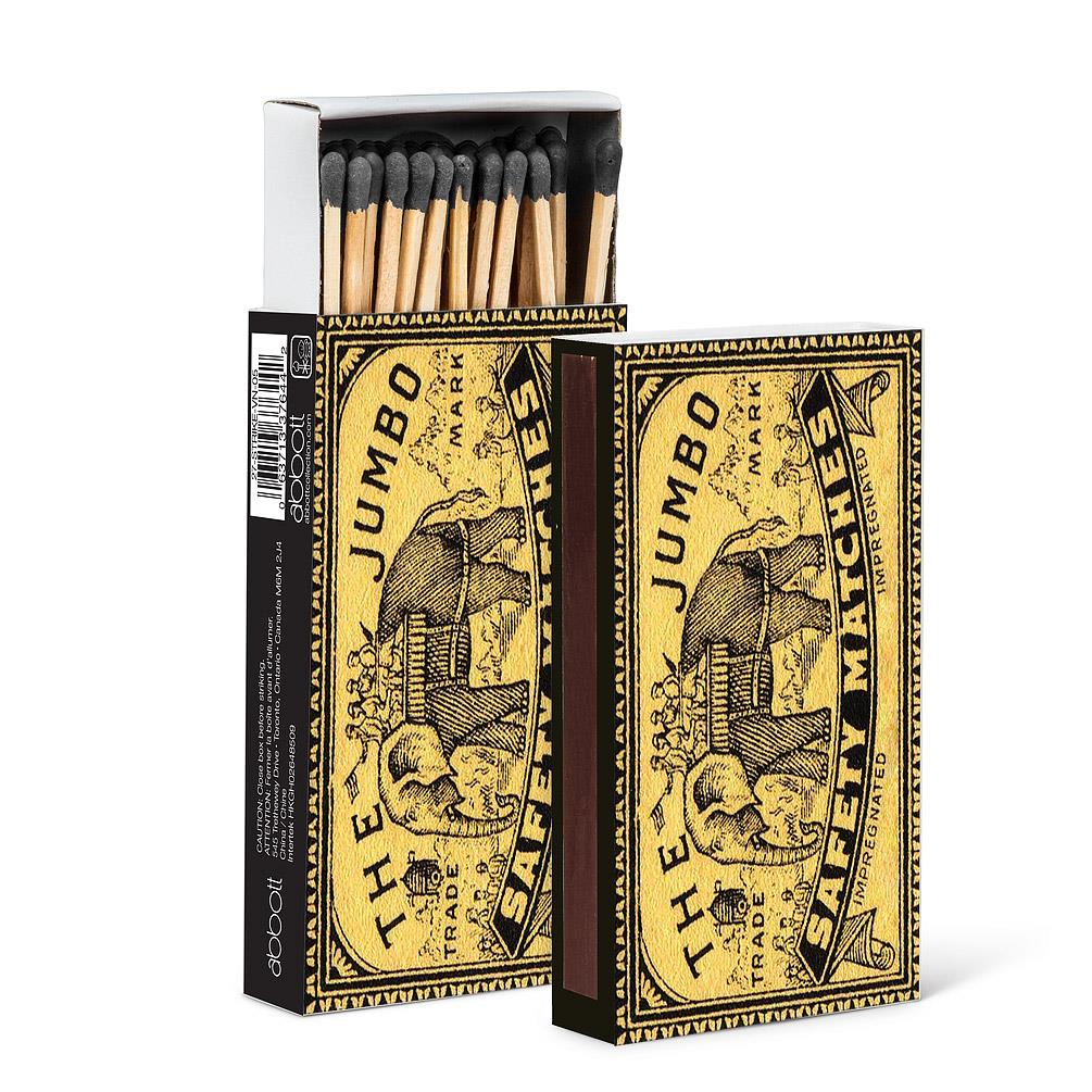 Vintage Elephant Matches, 45 Sticks