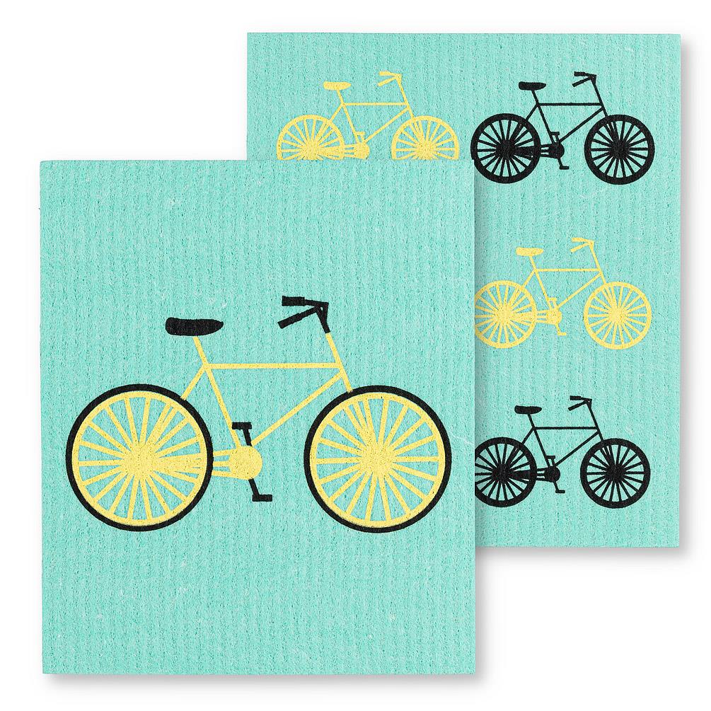 Bicycle Swedish Dishcloth, set of 2