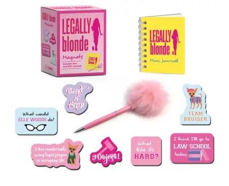 The officially licensed Legally Blonde Mini Kit includes 7 magnets featuring inspiring lines from one of the greatest screen comedies of all time. 