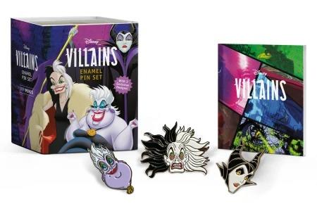 Disney Villains Enamel Pin Set Of 3 Mini Kit