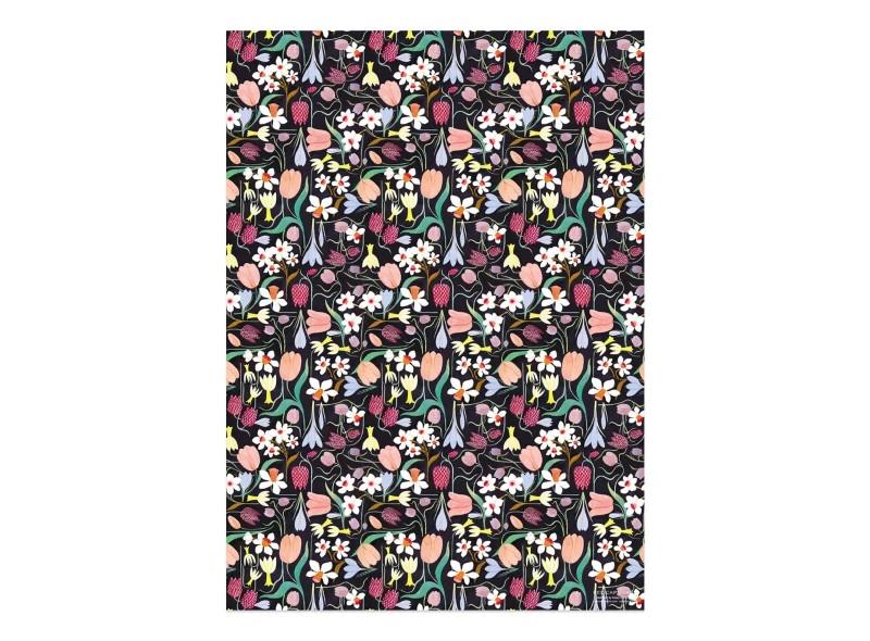 Springtime Bulbs Gift Wrapping Paper, 3 Sheets