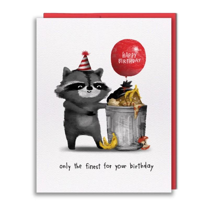 Finest Garbage Birthday Card