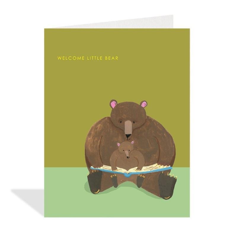 Welcome Little Bear New Baby Card