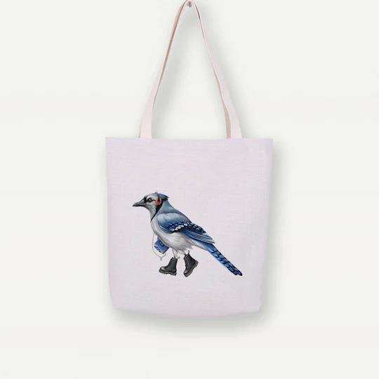 Blue Jay Shoes Tote Bags
