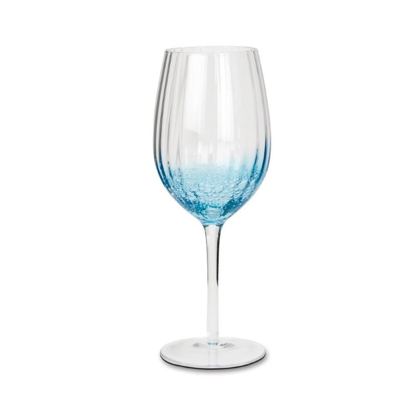 Optic Bubble Wine Glass