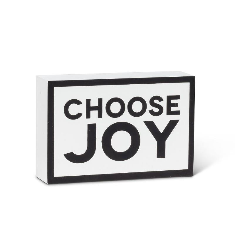 Choose Joy Small Wood Block