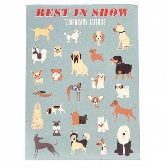 Rex London Best In Show Temporary Tattoos, 2 Sheets