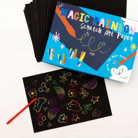 Rex London Magic Rainbow Scratch Art Kit