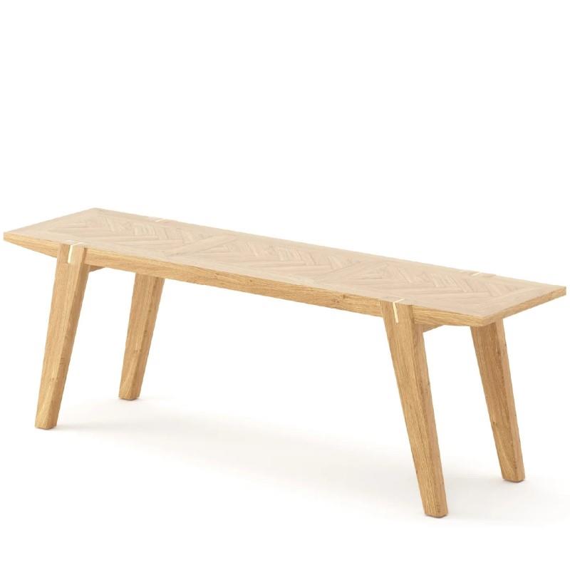 L.H. Imports Colton Dining Bench - Natural