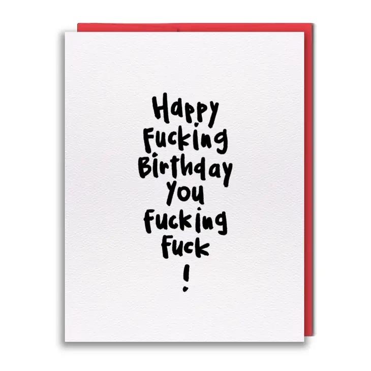 Studio Vcky F*ck Birthday Card