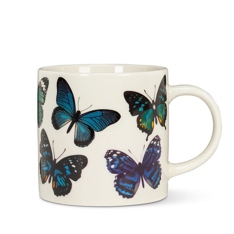 Allover Blue Butterfly Mug