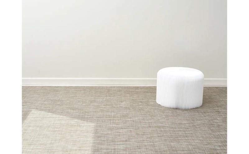 Chilewich Mini Basketweave Woven Floor Mat, Soapstone
