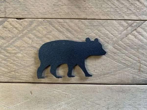 Black Bear Fridge Magnet
