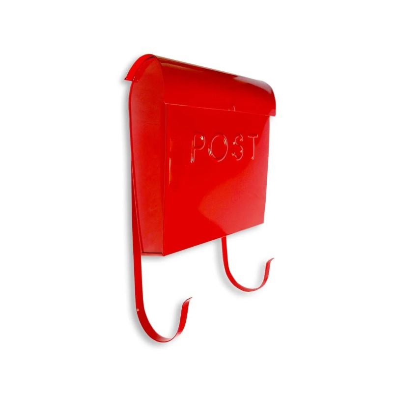 Red 'POST' Mailbox